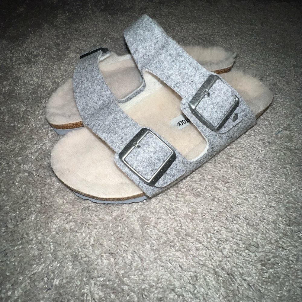 Womens New Birkenstock Arizona Wool Felt Sandals